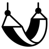 Hammock Icon illustration, for uiux, web, app, infographic, etc vector