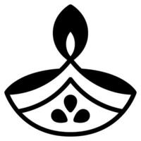Diya Icon Illustration for web, app, infographic, etc vector