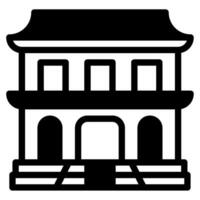 Temple Icon Illustration for web, app, infographic, etc vector