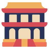 Temple Icon Illustration for web, app, infographic, etc vector