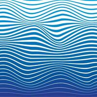 simple abstract seamlees blue and sky color blend wavy distort pattern on white color background vector