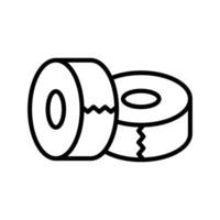 electrical tape icon vector design template simple and clean