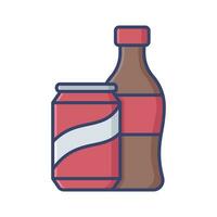 soda lata icono vector diseño modelo sencillo y limpiar
