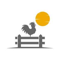 Farm logo icon design vector