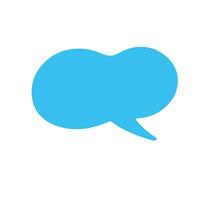 Comic bubble chat icon element vector