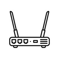 enrutador icono para Wifi red vector