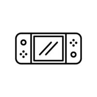 Game console icon for mobile gaming vector
