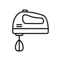 Mixer icon for mixing food vector