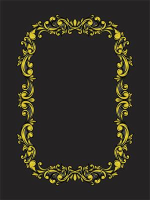 Ornament Border Vintage Simple
