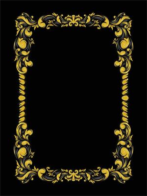 Ornament Border Vintage Simple