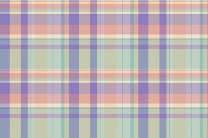 Check textile pattern of tartan plaid vector with a seamless texture fabric background.