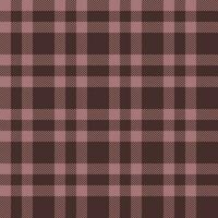 Plaid check pattern. Seamless fabric texture. Tartan textile print. vector