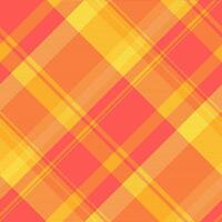 Textile tartan pattern of vector check fabric with a background plaid seamless texture.