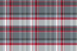 Plaid background pattern of fabric check seamless with a vector tartan texture textile.