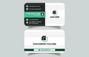 Unique luxury creative business card design vector