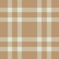 Plaid seamless pattern. Check fabric texture. Vector textile print.
