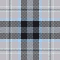 Plaid check pattern. Seamless fabric texture. Tartan textile print. vector