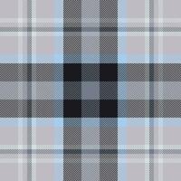 Plaid check pattern. Seamless fabric texture. Tartan textile print. vector