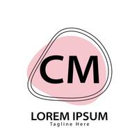 letter CM logo. C M. CM logo design vector illustration for creative company, business, industry. Pro vector