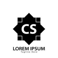 letter CS logo. C S. CS logo design vector illustration for creative company, business, industry. Pro vector