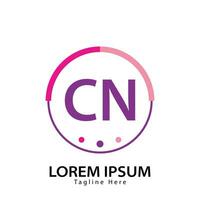 letter CN logo. C N. CN logo design vector illustration for creative company, business, industry. Pro vector