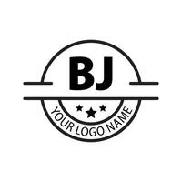 letra bj logo. si j. bj logo diseño vector ilustración para creativo compañía, negocio, industria. Pro vector