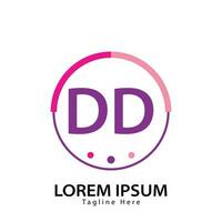 letter DD logo. D D. DD logo design vector illustration for creative company, business, industry. Pro vector