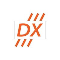 letter DX logo. D X. DX logo design vector illustration for creative company, business, industry. Pro vector