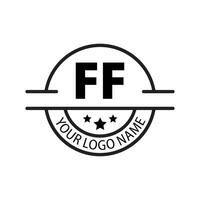 letra ff logo. F F. ff logo diseño vector ilustración para creativo compañía, negocio, industria. Pro vector