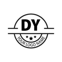 letter DY logo. D Y. DY logo design vector illustration for creative company, business, industry. Pro vector