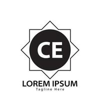 letter CE logo. C E. CE logo design vector illustration for creative company, business, industry. Pro vector