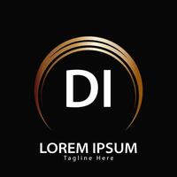 letter DI logo. D I. DI logo design vector illustration for creative company, business, industry. Pro vector