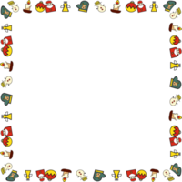 The Christmas Boarder line for holiday concept png