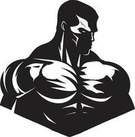 Eternal Vigor Bodybuilder Silhouette Vector Black Beauty in Bulk Vector Fitness Precision