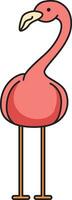 Flamingo icon. Cartoon illustration of flamingo vector icon for web design