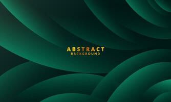 Abstract Green Background with Wavy Shapes.  green color scheme with flowing and curvy shapes. This  asset is suitable for website backgrounds, flyers, posters, and digital art projects. vector