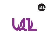 Letter WOL Monogram Logo Design vector