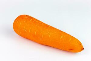 Carrot on isolated white background. Clipping Paths included. photo