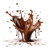 Schokolade spritzt png transparent Hintergrund