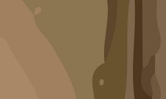 Aesthetic abstract art with a combination of shapes and brown colors. Suitable for background and poster vector