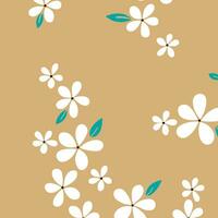 floral abstract pattern suitable for textile and printing needs vector