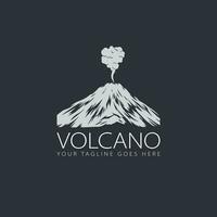 volcano logo vector