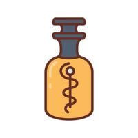 Yoga Oil Icon in vector. illustration vector