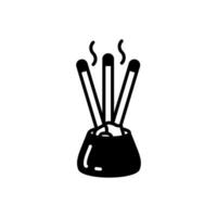 Incense Icon in vector. illustration vector