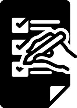 solid icon for does vector