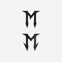 M Letter Logo Template vector