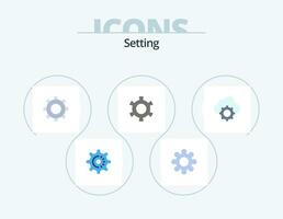 Setting Flat Icon Pack 5 Icon Design. . cloud-settings. gear. cloud-computing. setting vector