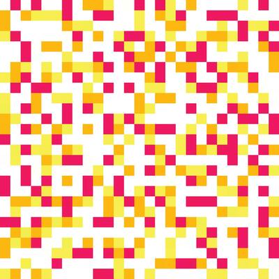 Warm Color Pixel Pattern or Background