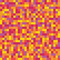 Warm Color Pixel Pattern or Background vector