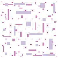 Pink Square Geometric Pixel Pattern or Background vector